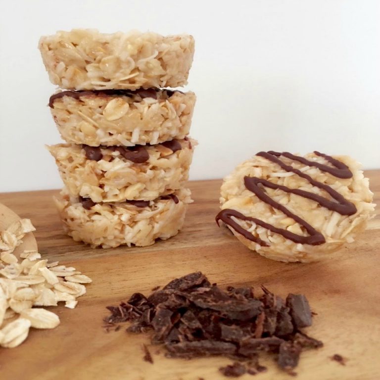 Healthy No Bake Honey Coconut Cookies