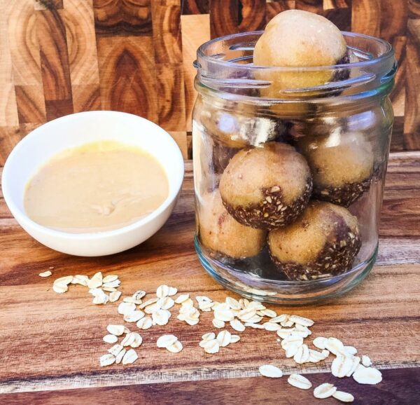 Peanut Butter Cookie Dough Balls