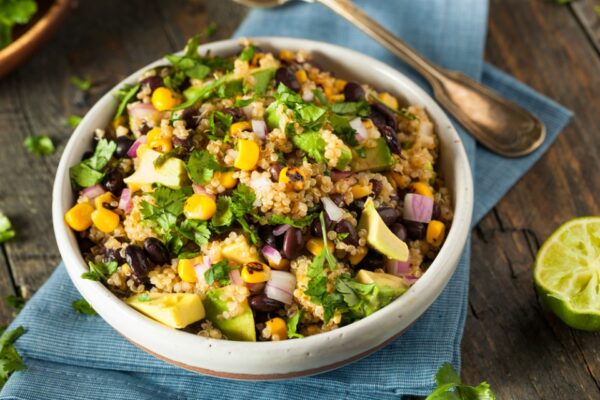 Thermomix warm Mexican quinoa salad