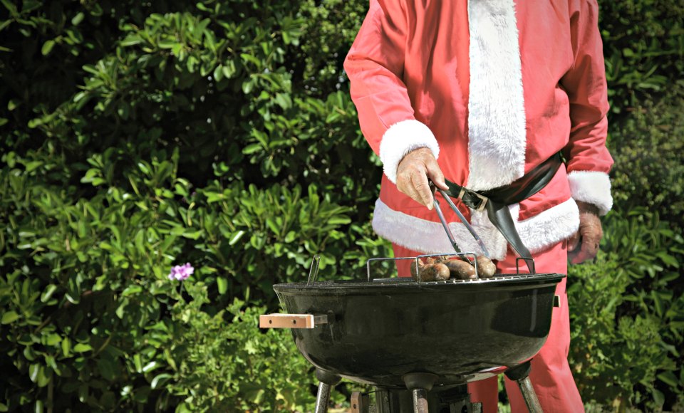 Santa on the BBQ