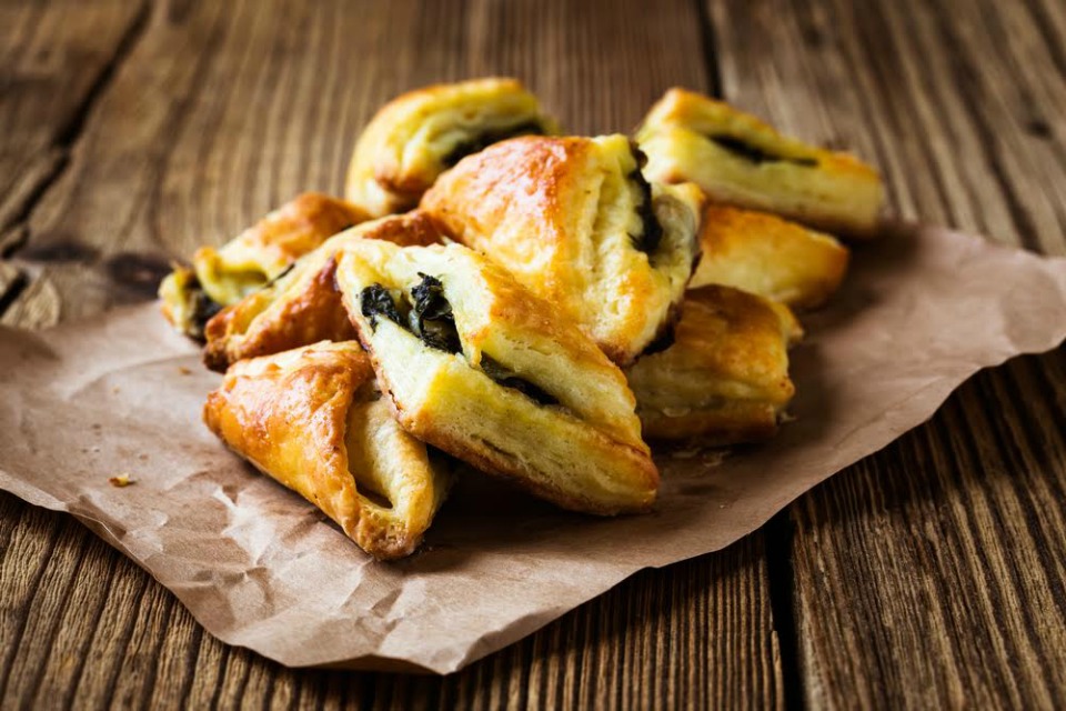 Spinach Cheese Triangles