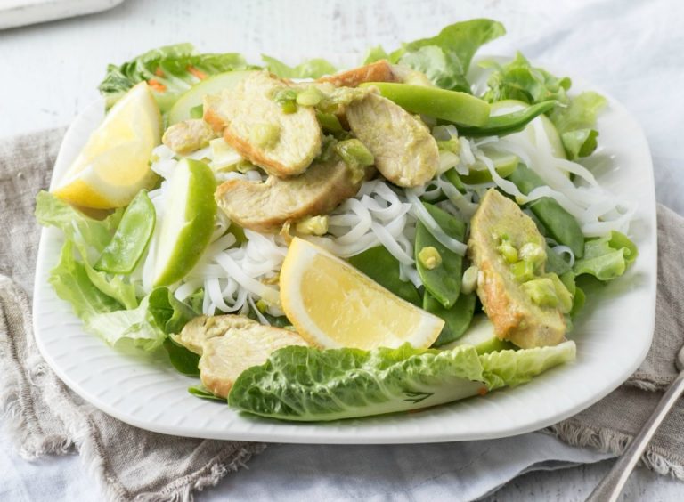 Tasty Asian chicken noodle salad