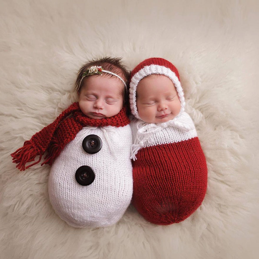 christmas newborn 1