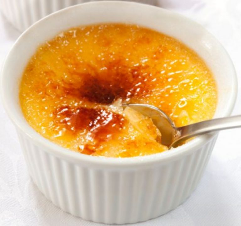 Baked Honey Custard