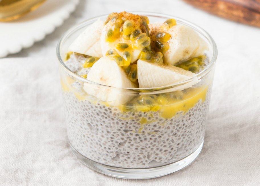 Banana Passionfruit Chia Cup