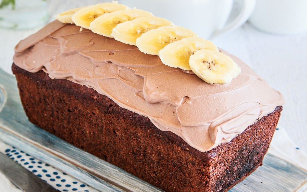 chocolate banana loaf healthy benefits chia seeds coconut sugar cacao