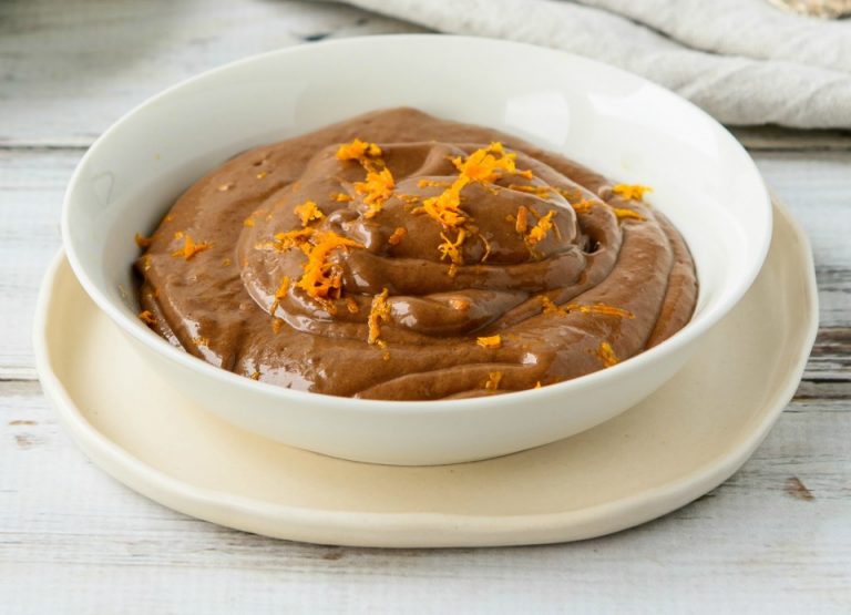 Easy five ingredient chocolate orange mousse