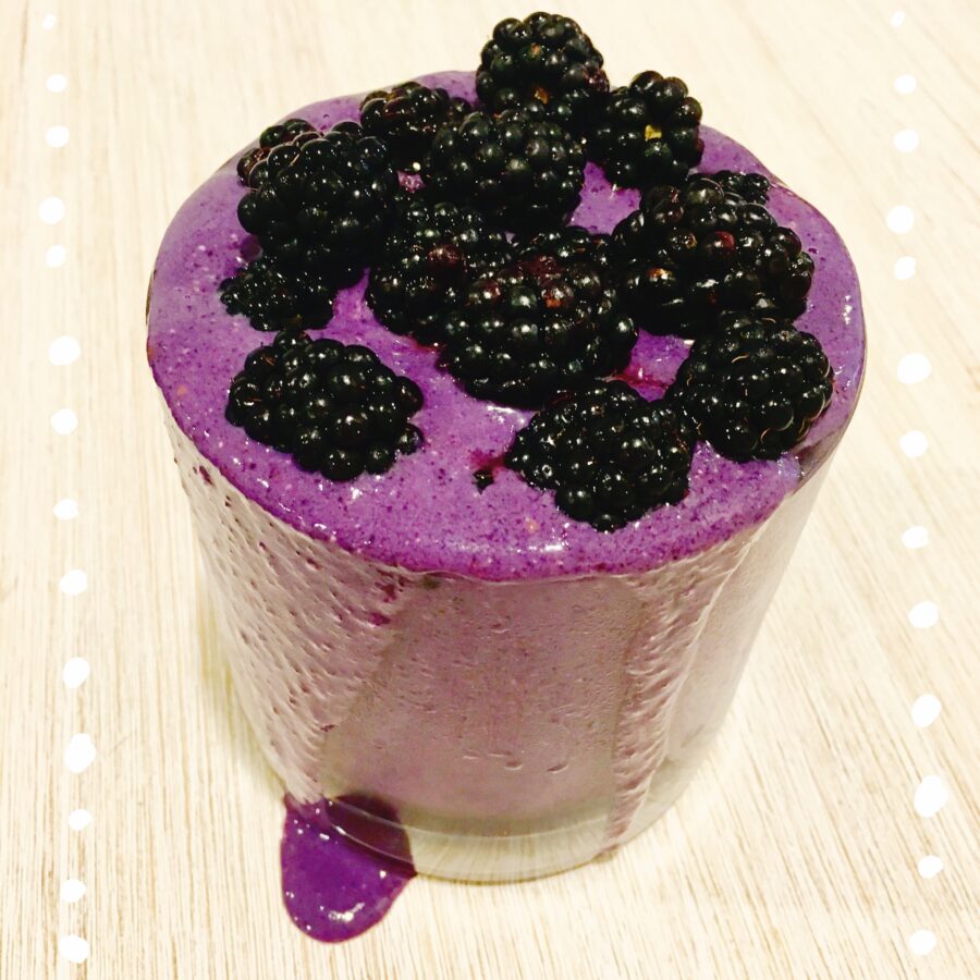 Antioxidant Rich Blackberry Blast Smoothie