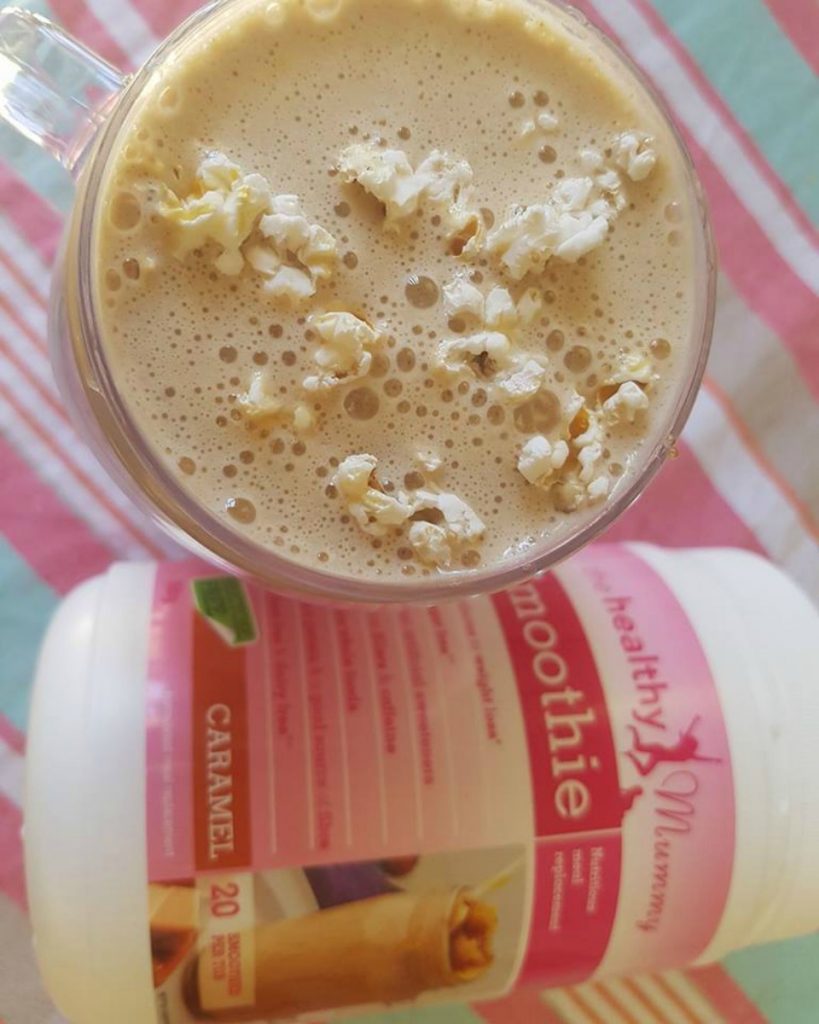 Salted Caramel Popcorn Smoothie