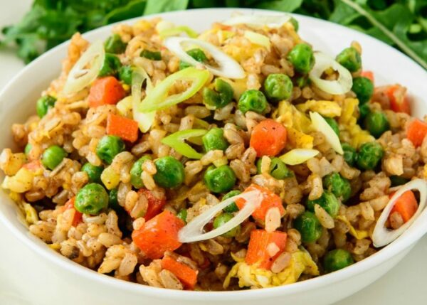 Thai Style Satay Fried Rice With Egg