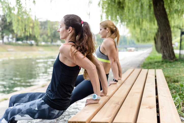 Training outdoors