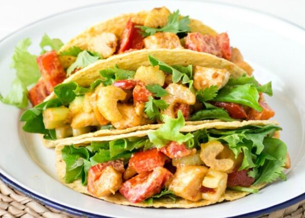 15 Minute Chicken Satay Tacos 15 Minute Chicken Satay Tacos
