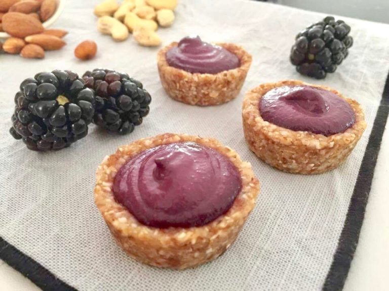 Cashew Maple & Blackberry Tarts