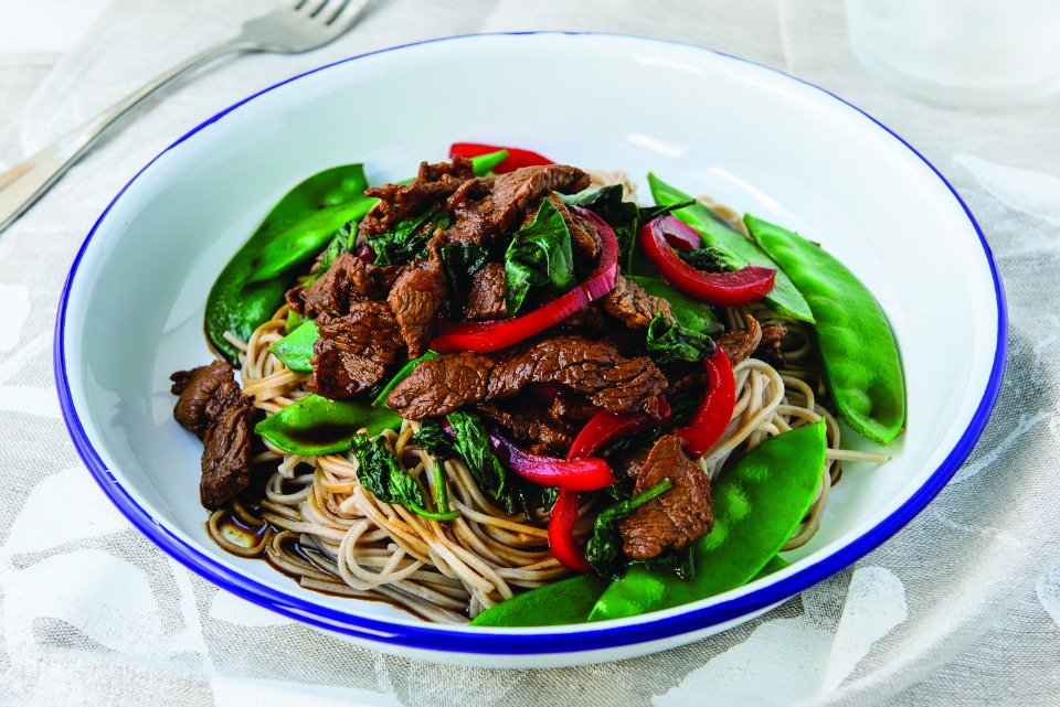 Chinese Beef And Snow Pea Stir Fry