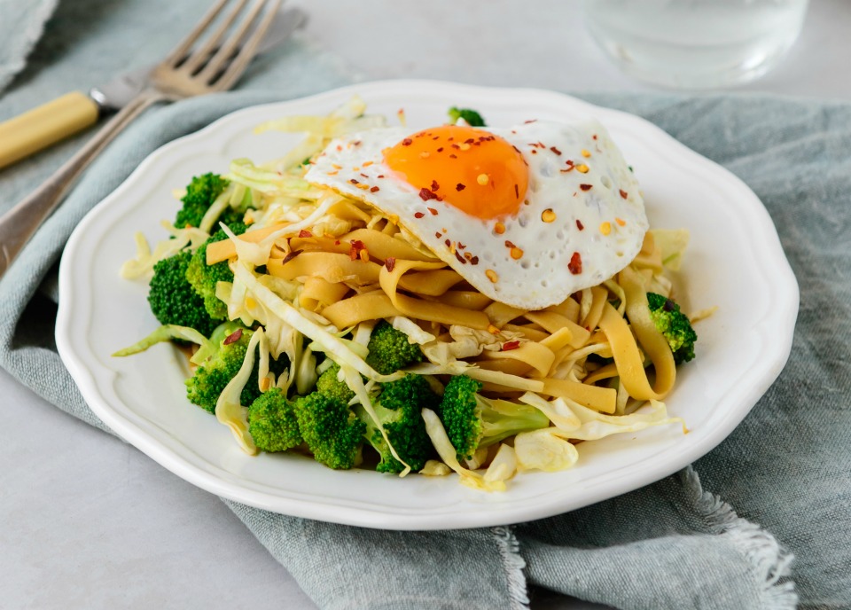 15 Minute Sunny Side Noodles