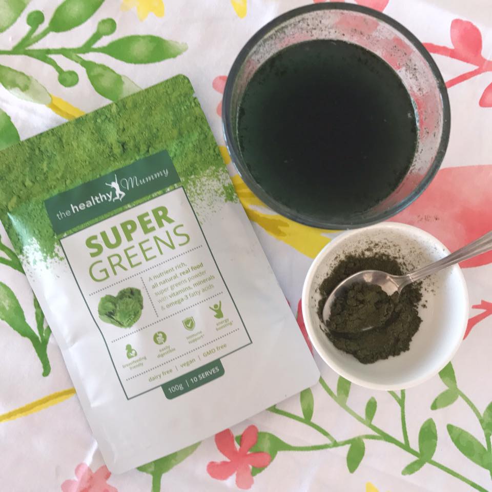 supergreens flat lay