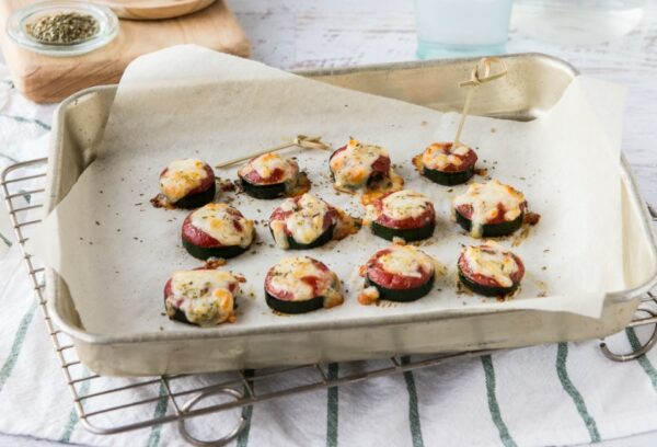 Zucchini Pizza Bites Zucchini Pizza Bites