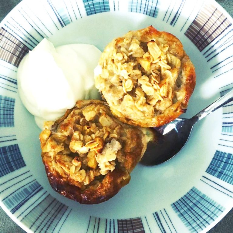 Apple Pie Oatmeal For One