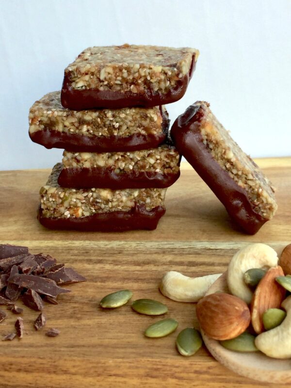 Choc Dipped Seed & Nut Bars