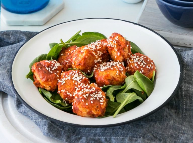 Sweet and Sour Chicken Meatballs