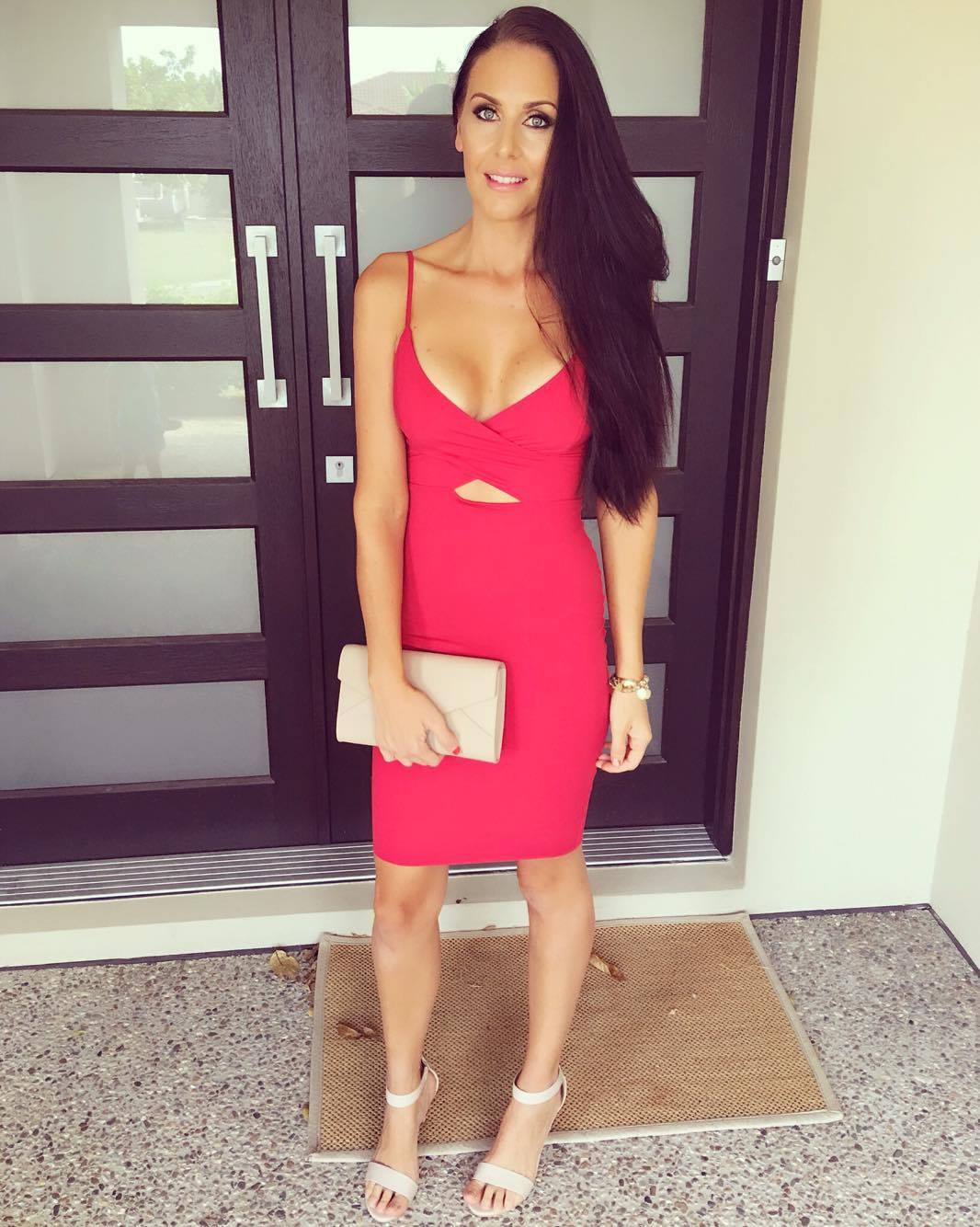 now red dress