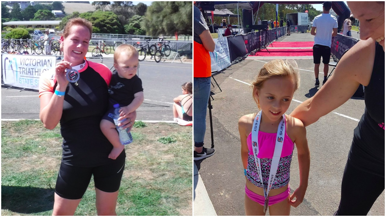 Inspiring mums triathlon