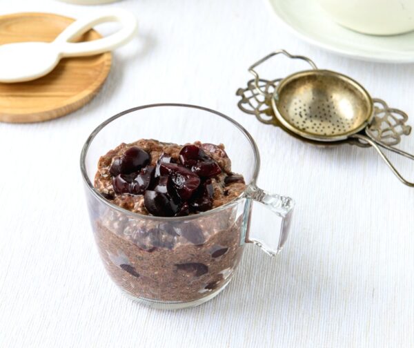 Cherry Ripe Chia Pudding