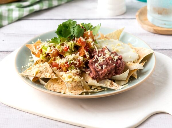 Ultimate Bean And Veggie Nachos