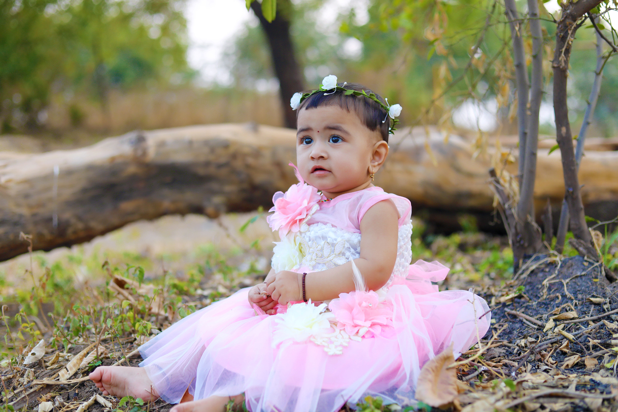 cute indian baby girl