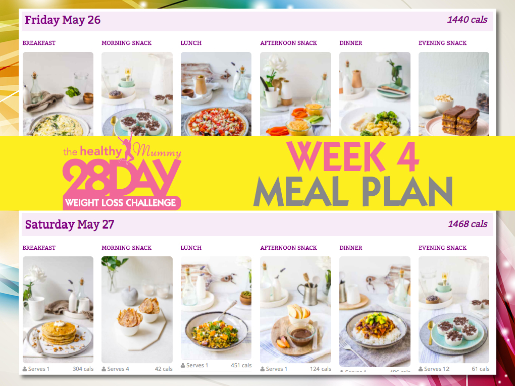 Meal Plan Week 4