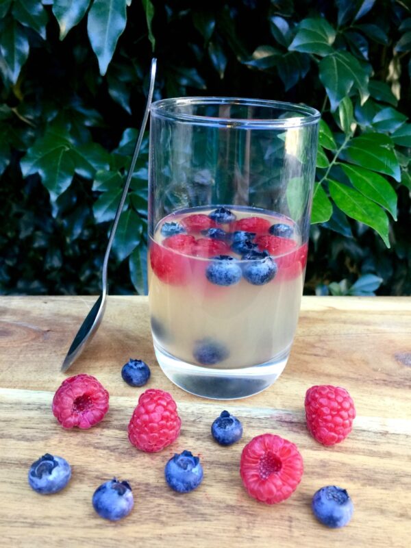 Coconut And Berry Jelly Pots