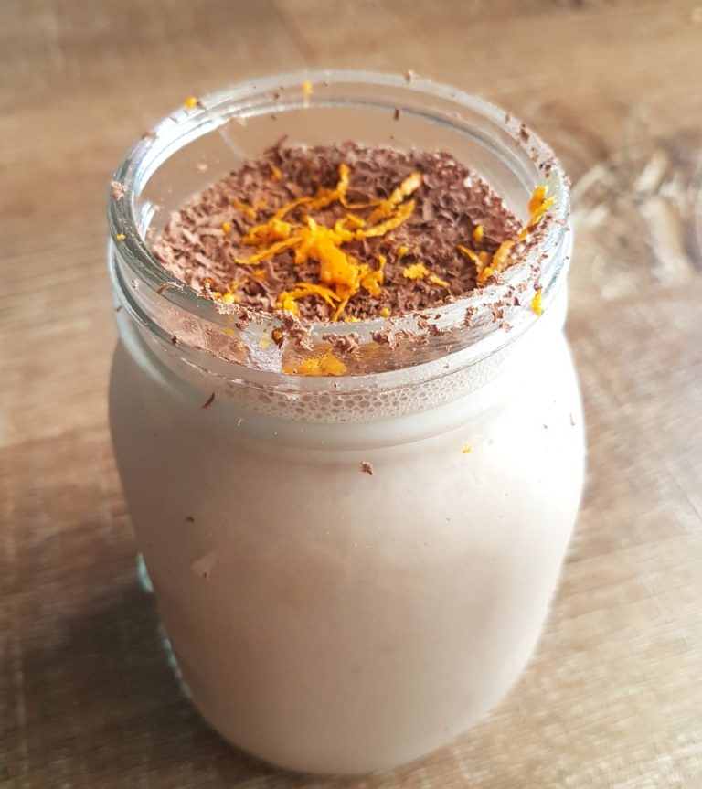 Choc Orange Cheesecake Smoothie