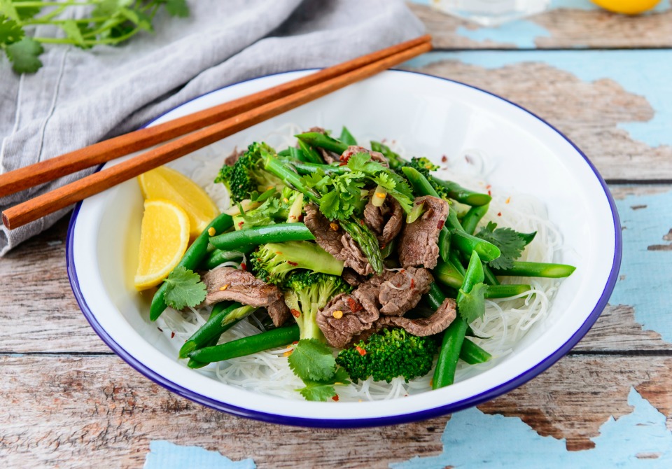 Garlic Ginger Beef Stir Fry