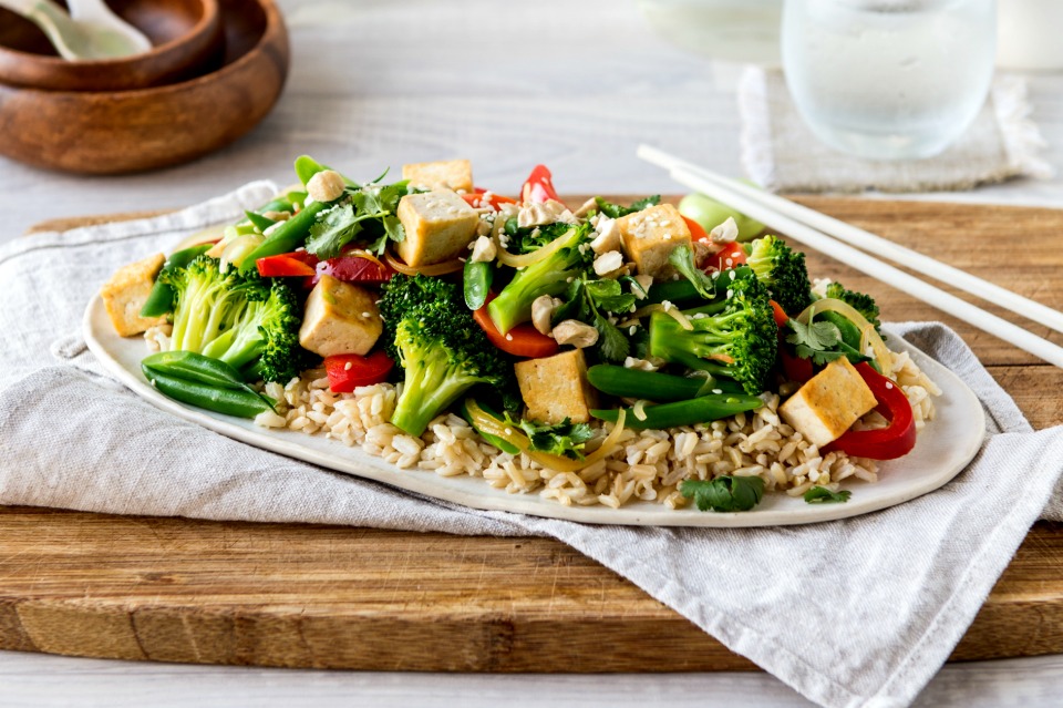 Ginger and Tofu Stir-Fry