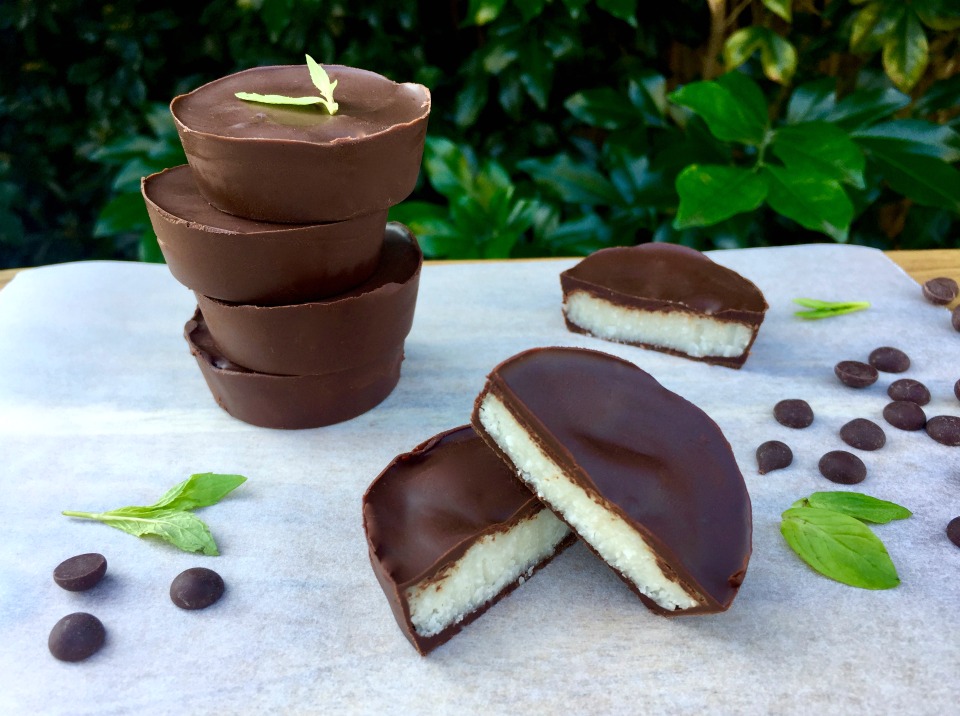 80 Calorie Mint Slice Bites