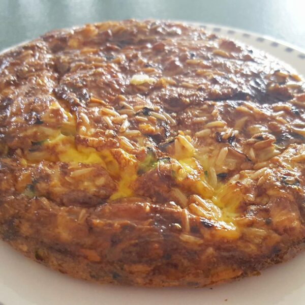Zucchini and Rice Frittata Zucchini and Rice Frittata