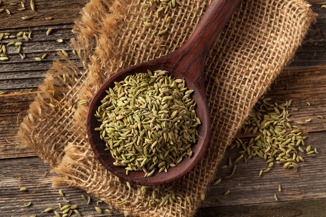 raw organic fennel Seed Ready to Use