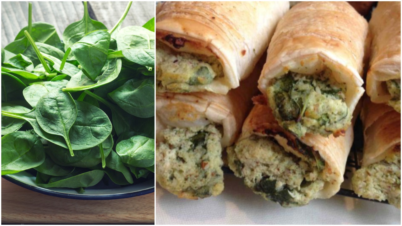 spinach rolls