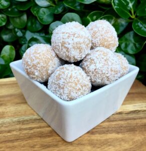 84 calorie coconut snow balls