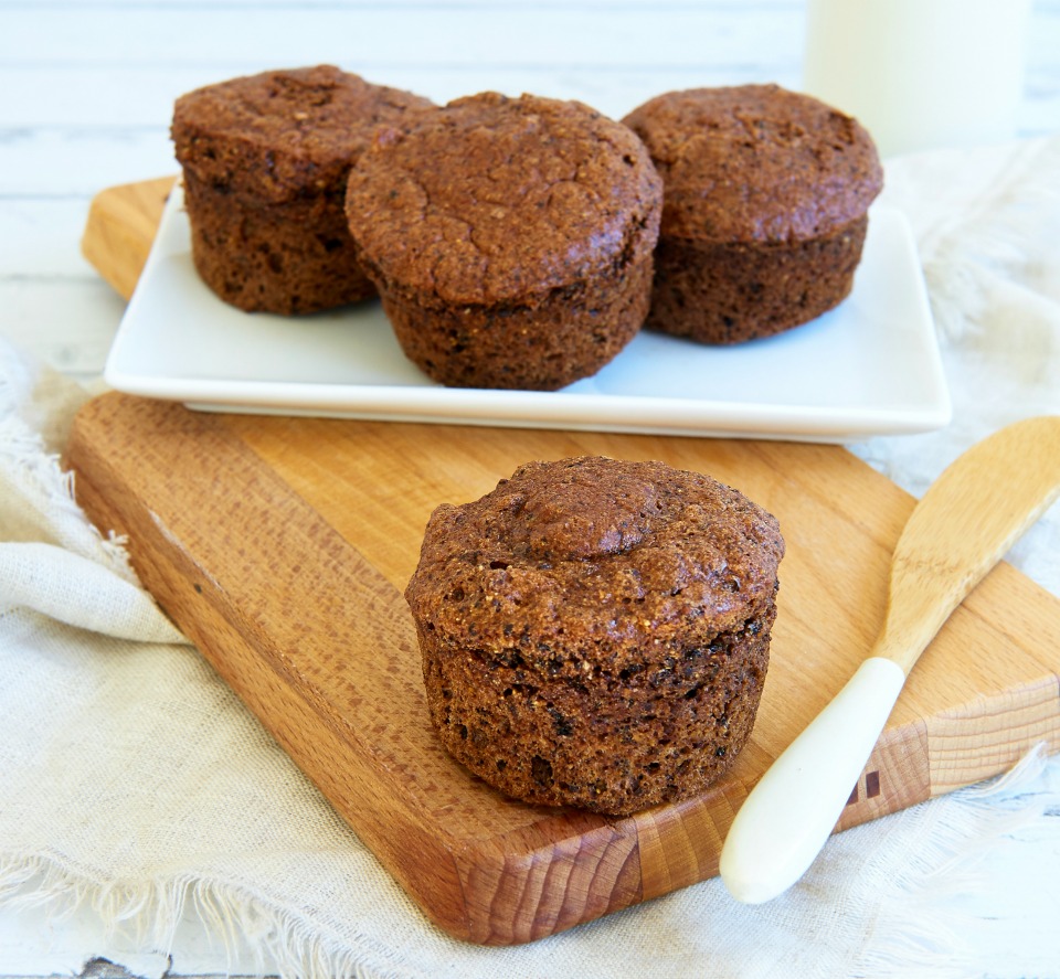 Mini Mocha Polenta Cakes