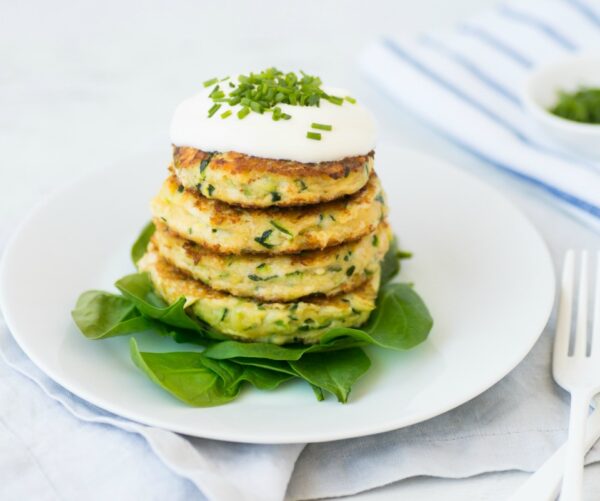 Zucchini And Parmesan Fritters 