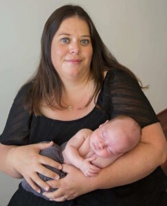 Rainbow baby empowers mum to make a life changing promise