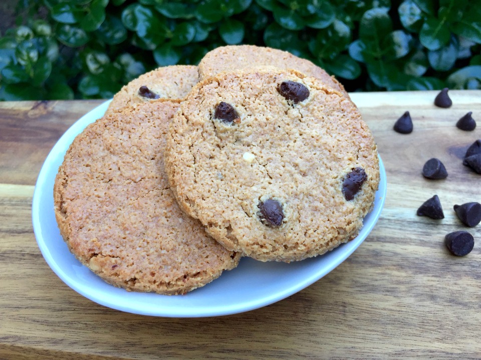 Flourless Peanut Butter Choc Cookies