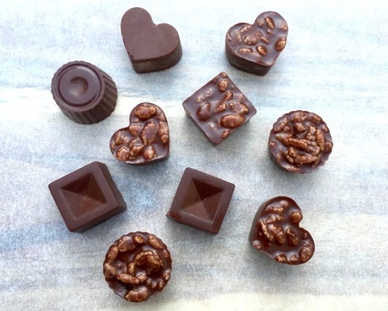 5 ingredient chocolate crunch bites JUST 53 calories