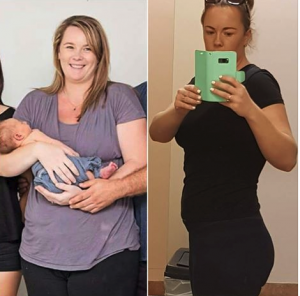 Anaemic mum loses 37kg after controlling her mood swings