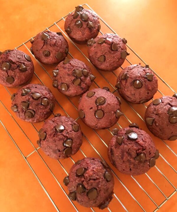 Choc Beetroot Muffins