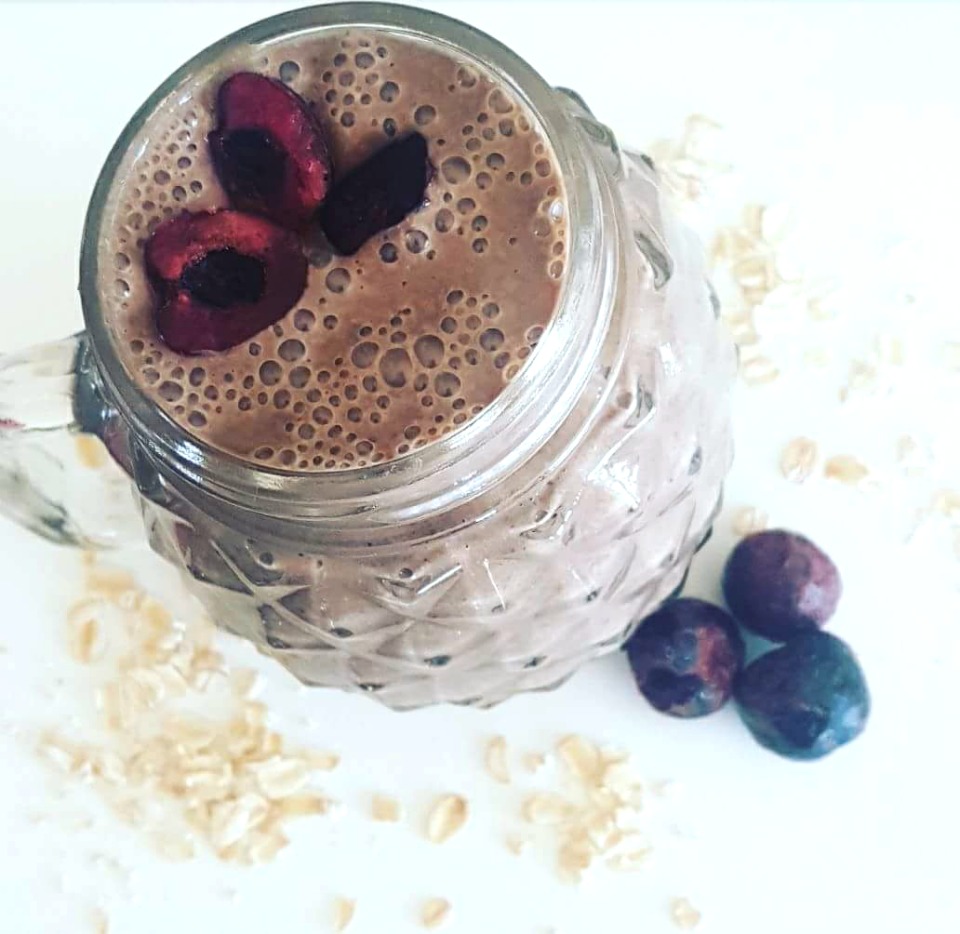 Choc Mint Cherry Smoothie