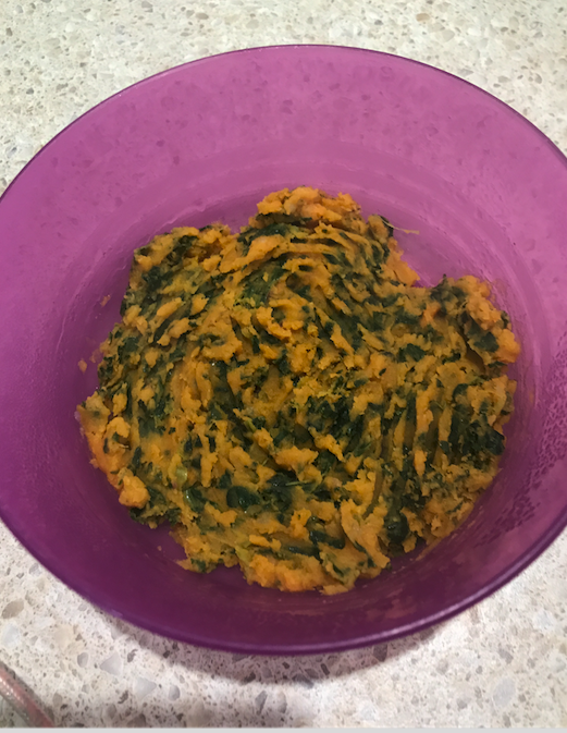 Kale sweet potato