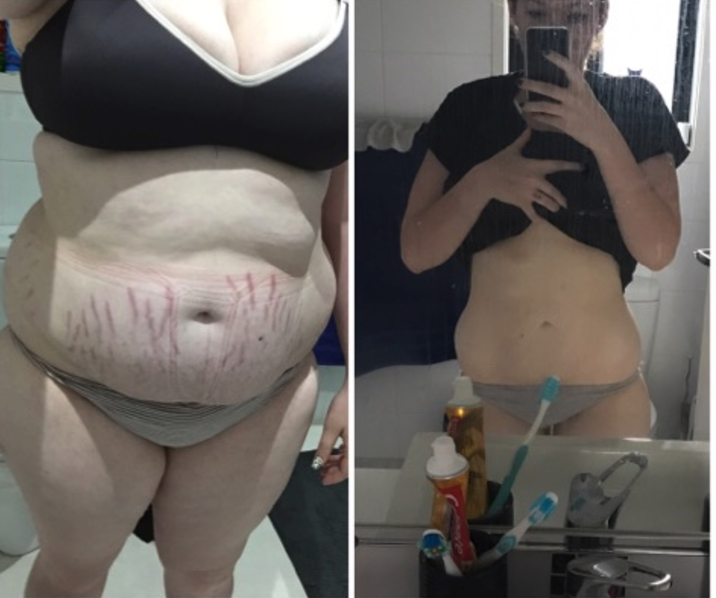 ‘I’ve changed my life in 365 days!’ Check out how this mum lost 5.7st. and toned her tummy!