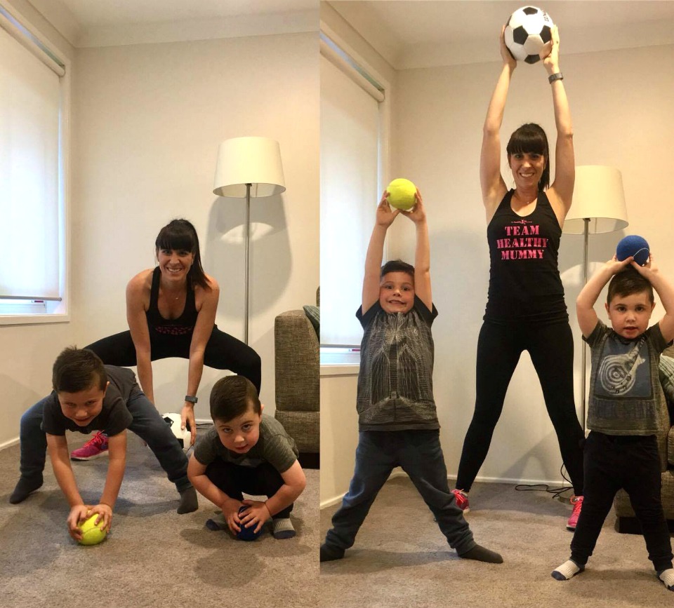 6 exercises you can do with the kids by your side